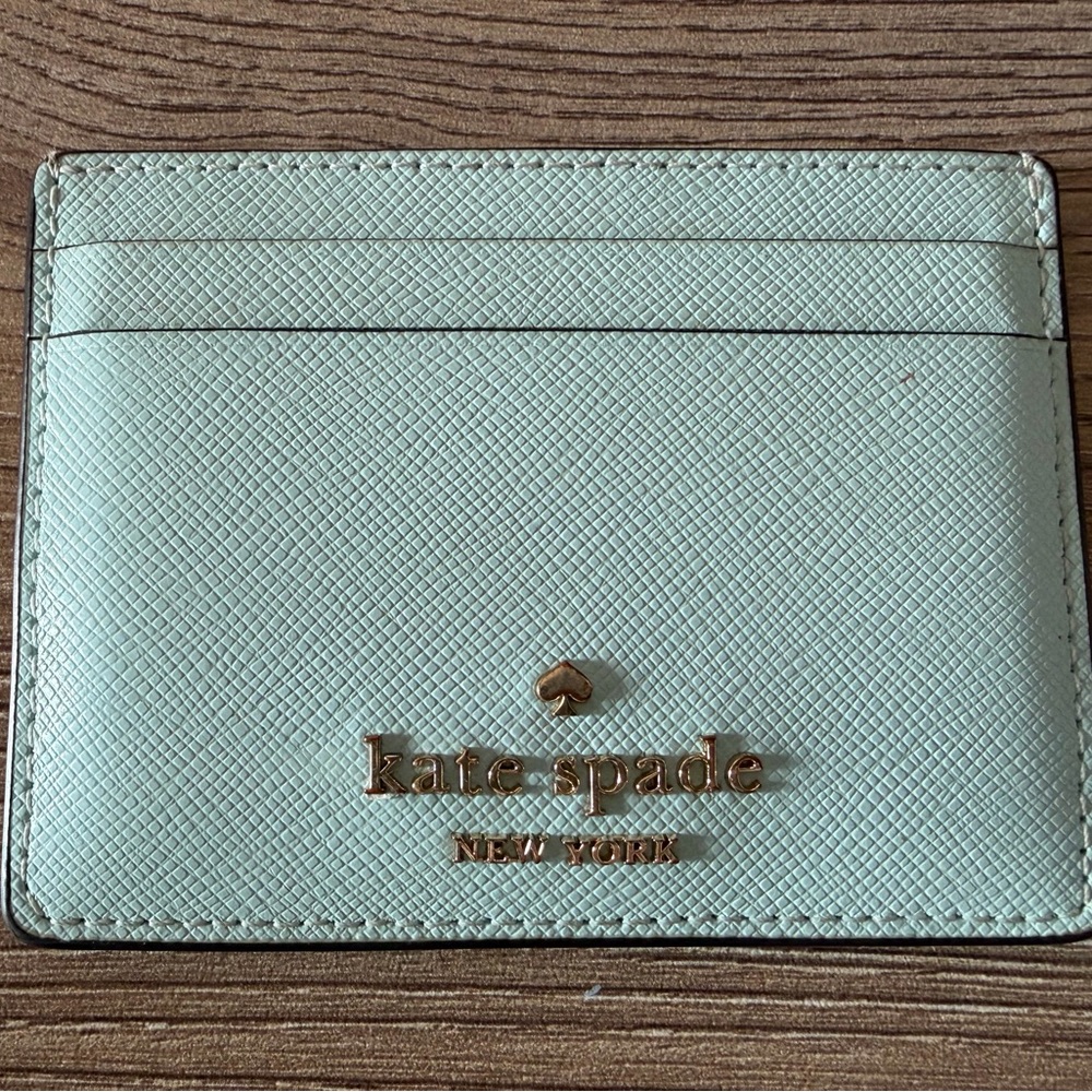 Kate Spade Light Sky Blue Card Holder